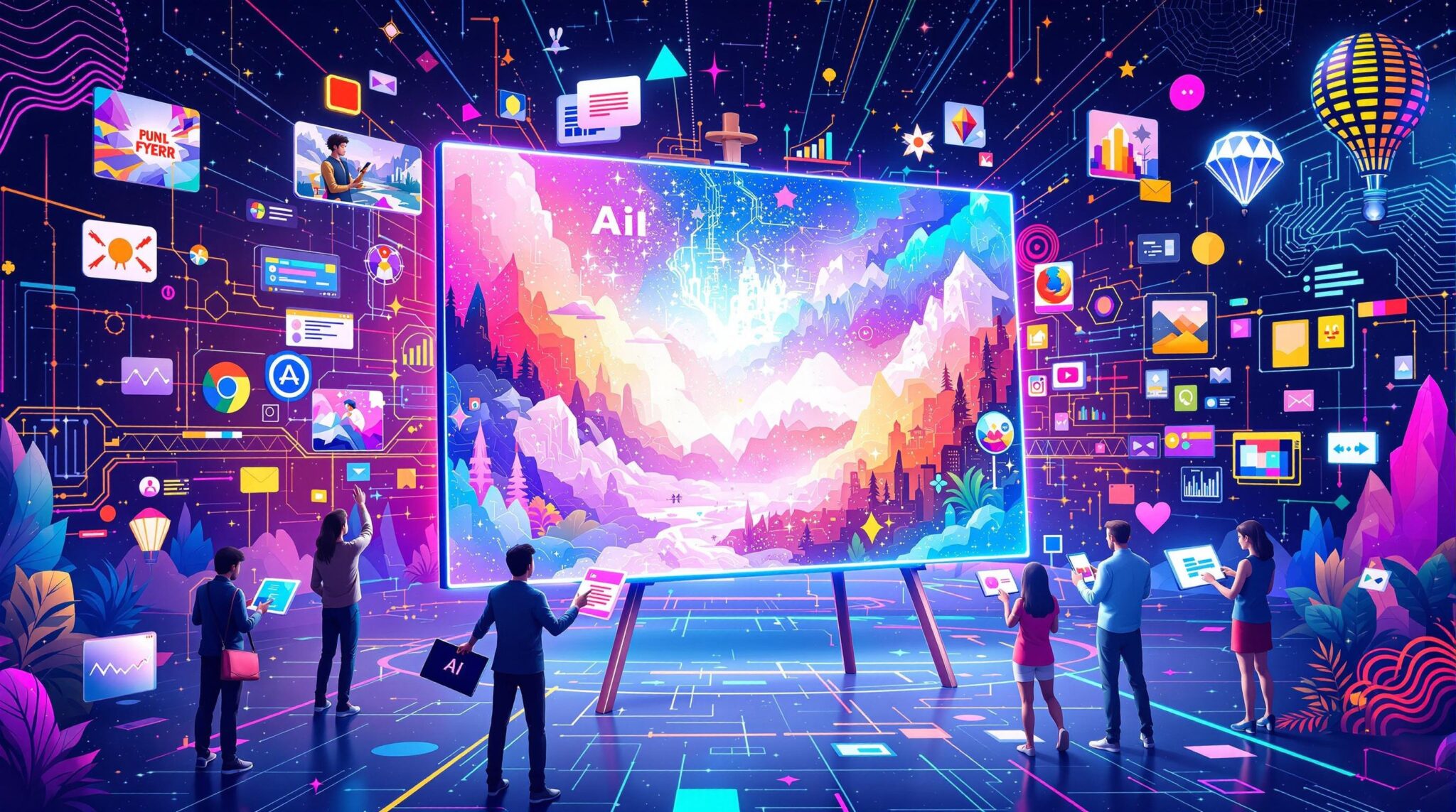 Futuristic AI Technology